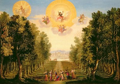Prologue: The delightful woodland island of Naxos by Giacomo Torelli